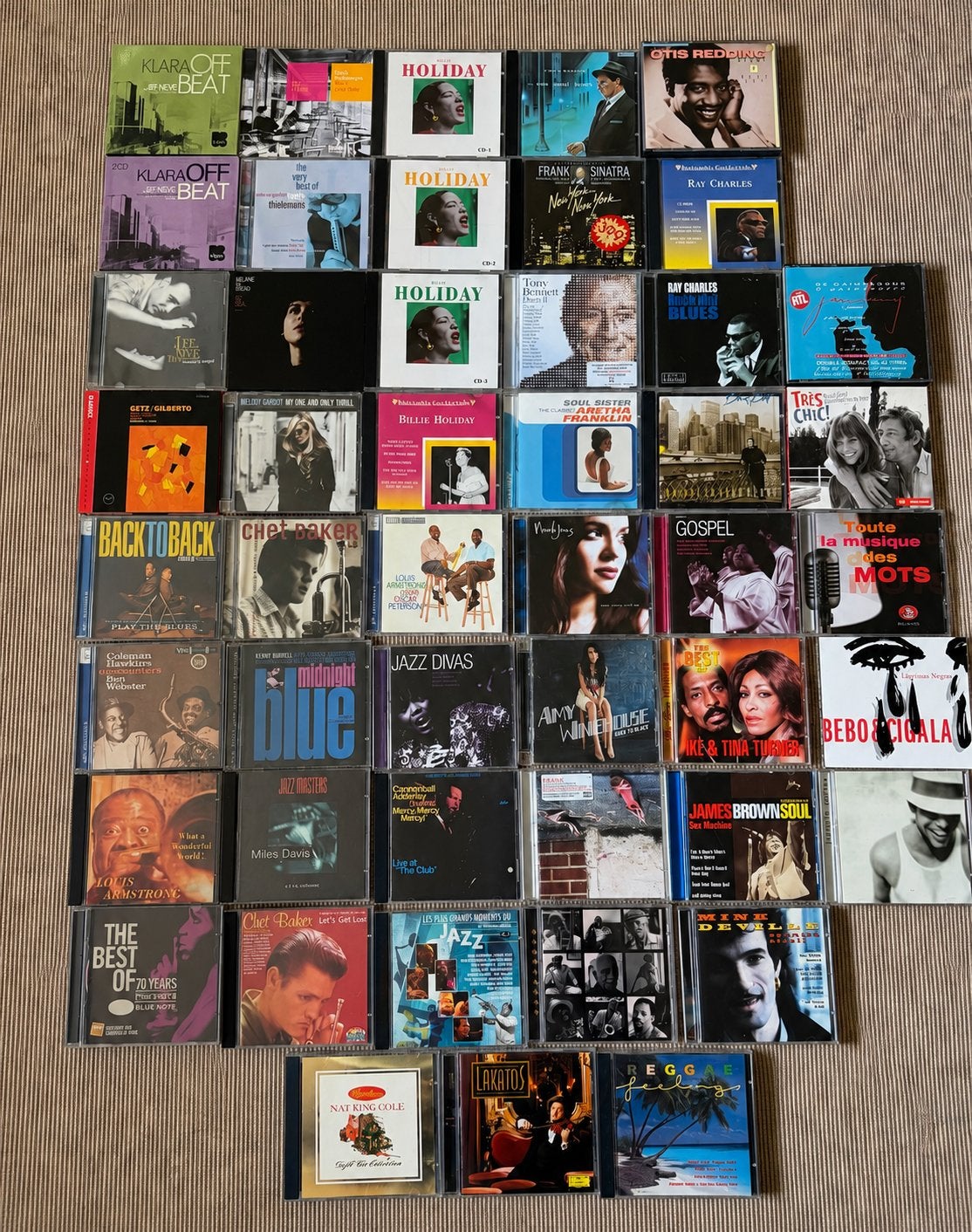Lot van 48 CD’s – Jazz, Soul, Blues, …, Cd's en Dvd's, Ophalen of Verzenden, Gebruikt, Jazz, Album