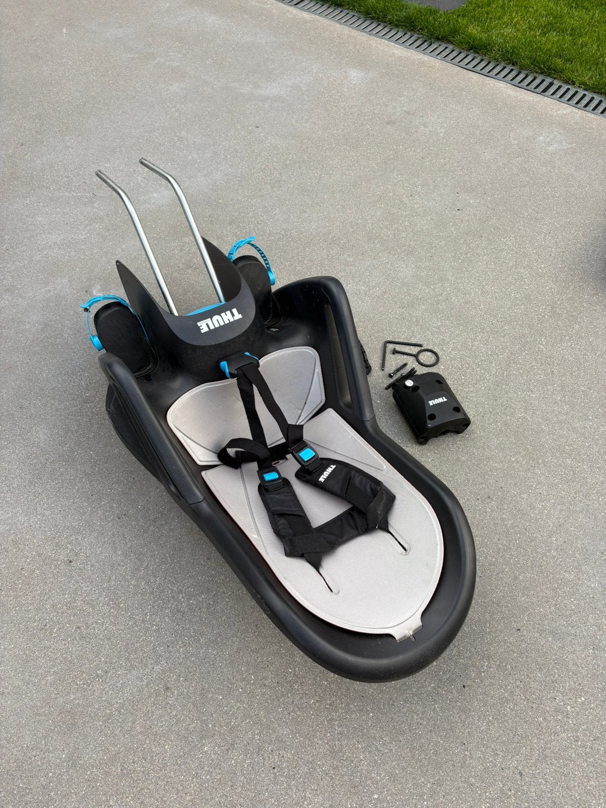 Thule RideAlong siège enfant, Enlèvement, Comme neuf, Repose-pieds