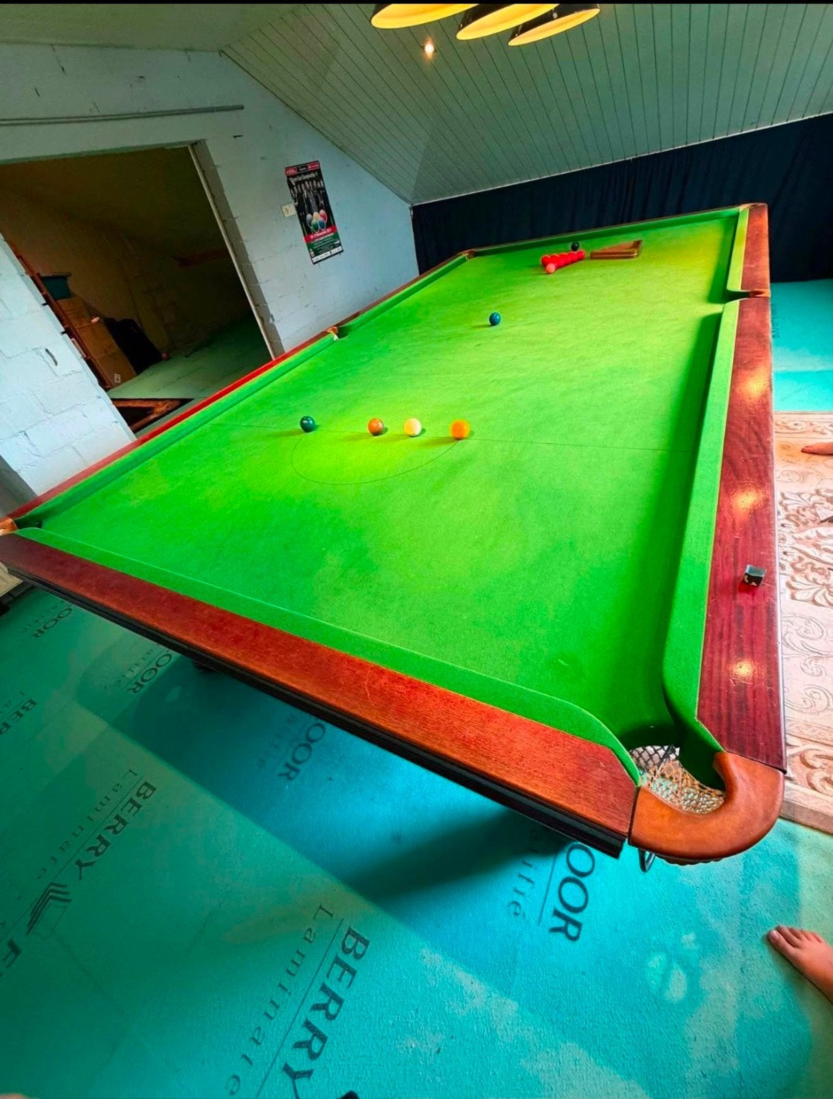 snooker tafel, Sport en Fitness, Biljarten en Poolen, Ophalen