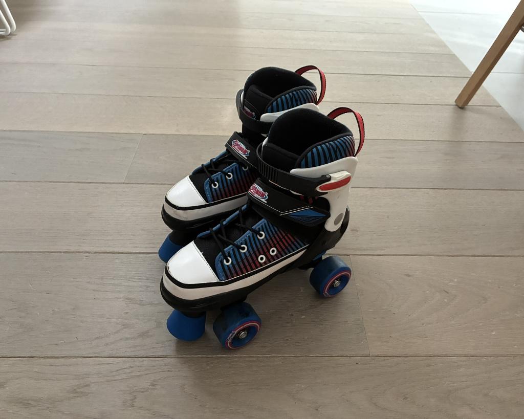 Optimum verstelbare Rolschaatsen (Maat 36–39), Kinderen, Ophalen of Verzenden, Verstelbaar, Gebruikt