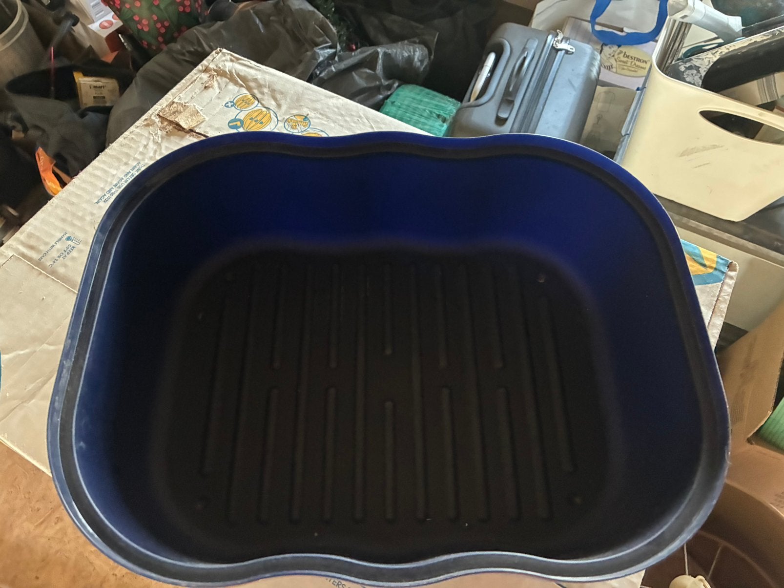 Tupperware doos, Huis en Inrichting, Bewaardoos, Blauw, Ophalen of Verzenden, Zo goed als nieuw