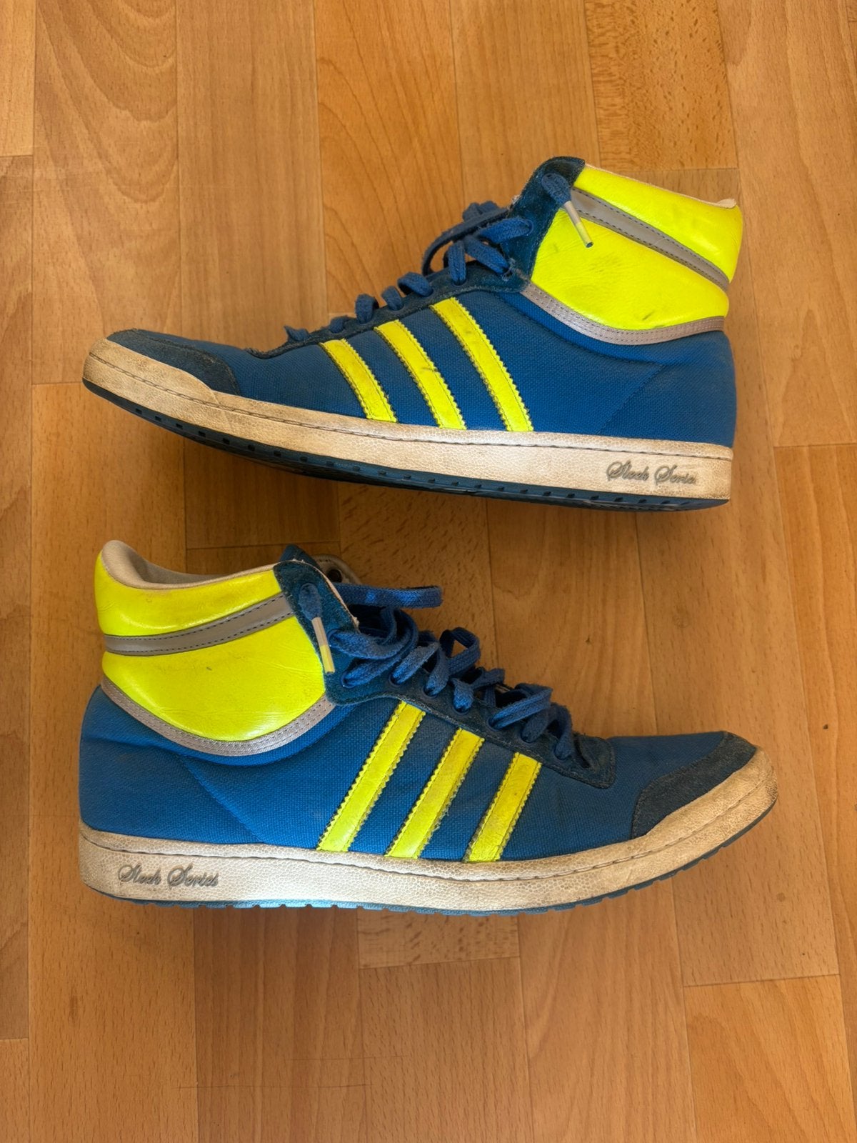 Adidas Sleek Series high-top sneakers – maat 42, Blauw, Ophalen of Verzenden, Zo goed als nieuw, Sneakers