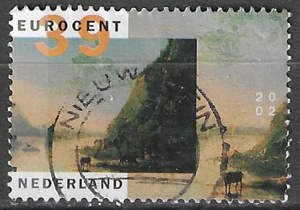Nederland 2002 - Yvert 1936 - Landschapsschilderijen (ST), Verzenden, Gestempeld