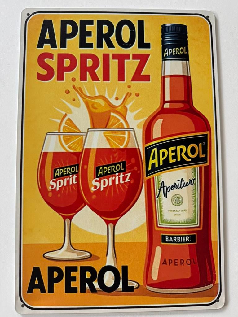 Panneau d'affichage en métal Aperol, Enlèvement ou Envoi, Neuf, Panneau publicitaire