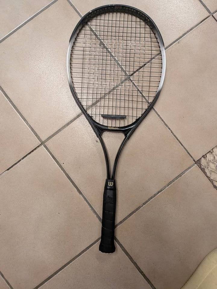 Raquette de tennis vintage. Wilson SPS Super Light oversize., Sports & Fitness, Enlèvement, Raquette, Wilson