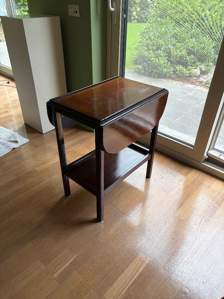 Engels bijzettafeltje, Ophalen, Gebruikt, Engelse Chesterfield, 75 cm of meer