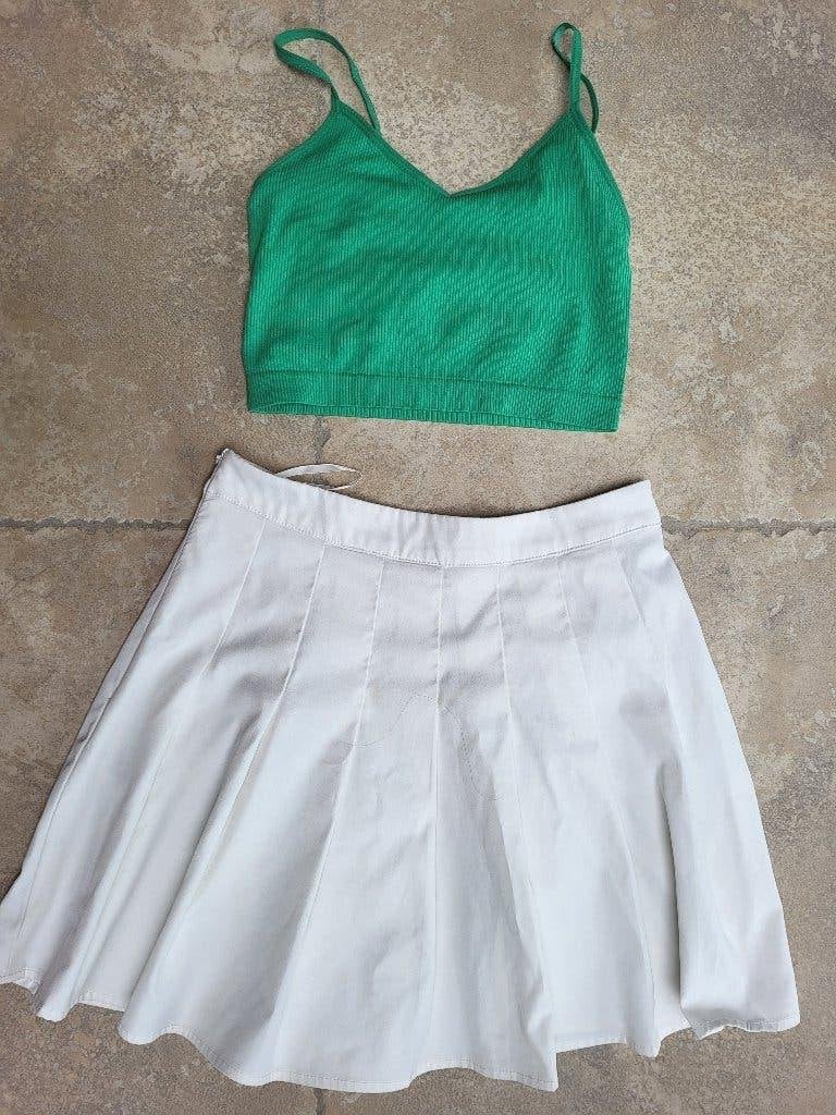 Mooi groen topje mt 176 (zie foto's), Enfants & Bébés, Vêtements enfant | Taille 176, C&A, Enlèvement ou Envoi, Chemise ou À manches longues