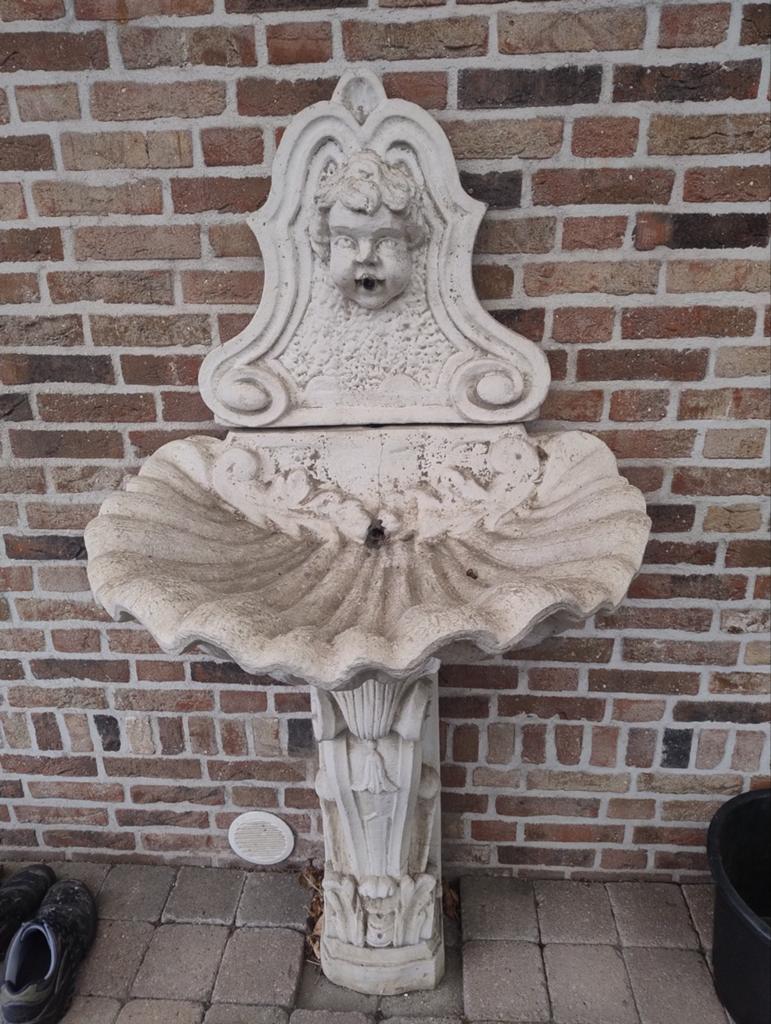 Wandfontein/tuinbeeld, Tuin en Terras, Ophalen, Beton