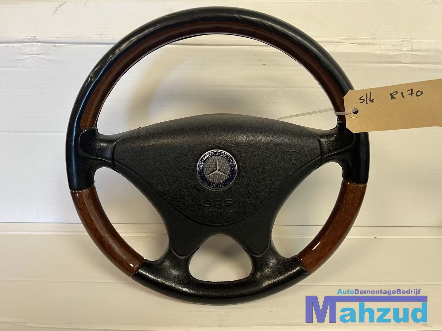 MERCEDES SLK R170 hout stuurwiel stuur met airbag 96-04, Auto-onderdelen, Besturing, Gebruikt, Mercedes-Benz AG, Mercedes-Benz