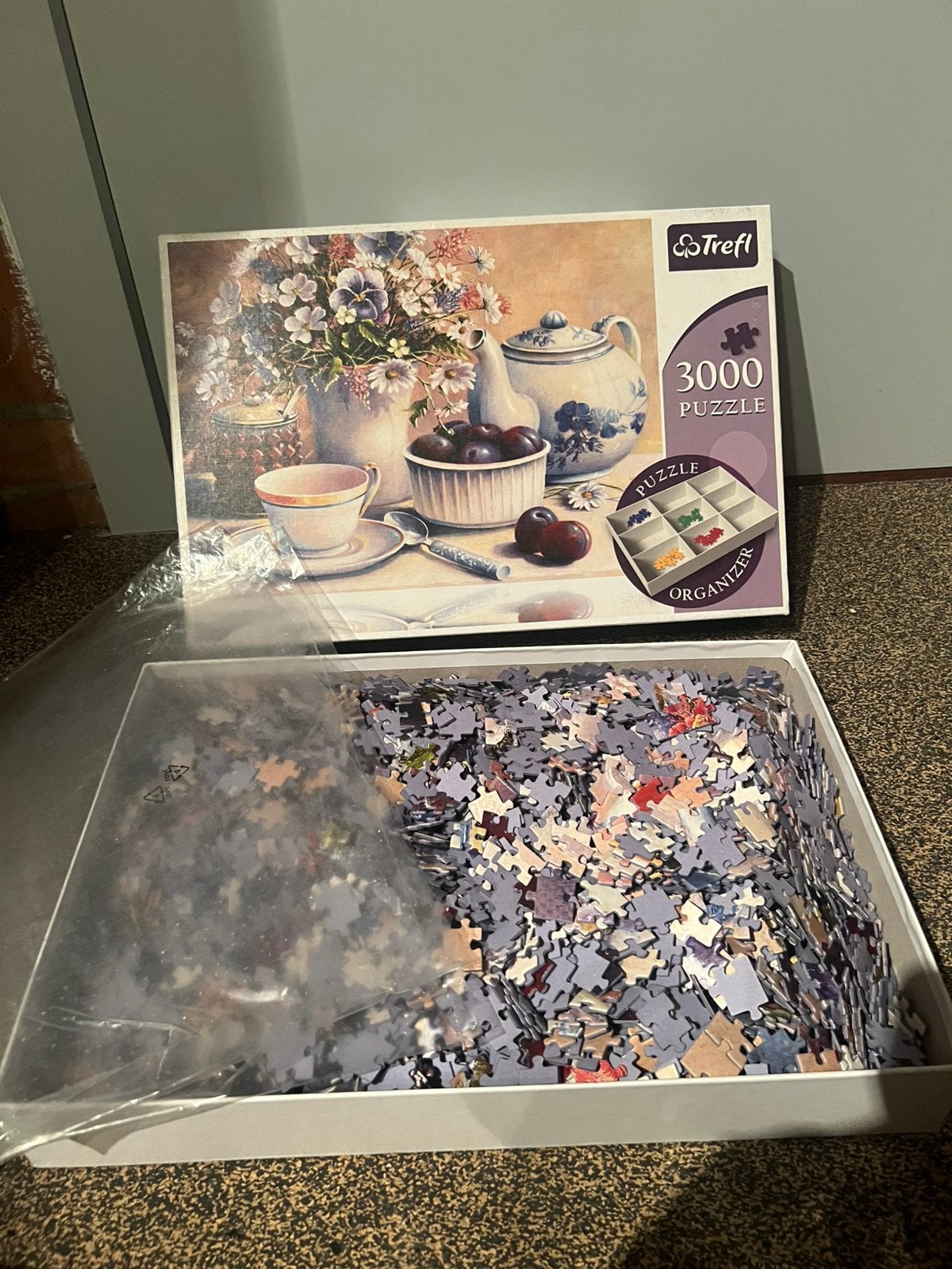 théière Puzzle, Enlèvement ou Envoi, Plus de 1 500 pièces, Utilisé, Puzzle