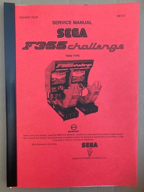 SEGA F355 CHALLENGE manuel, Enlèvement ou Envoi, Comme neuf