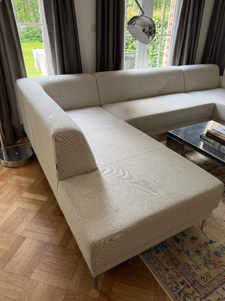 Florezzi design hoekbank U-vorm – 340 cm, Huis en Inrichting, Ophalen, Gebruikt, Hoekbank, 300 cm of meer