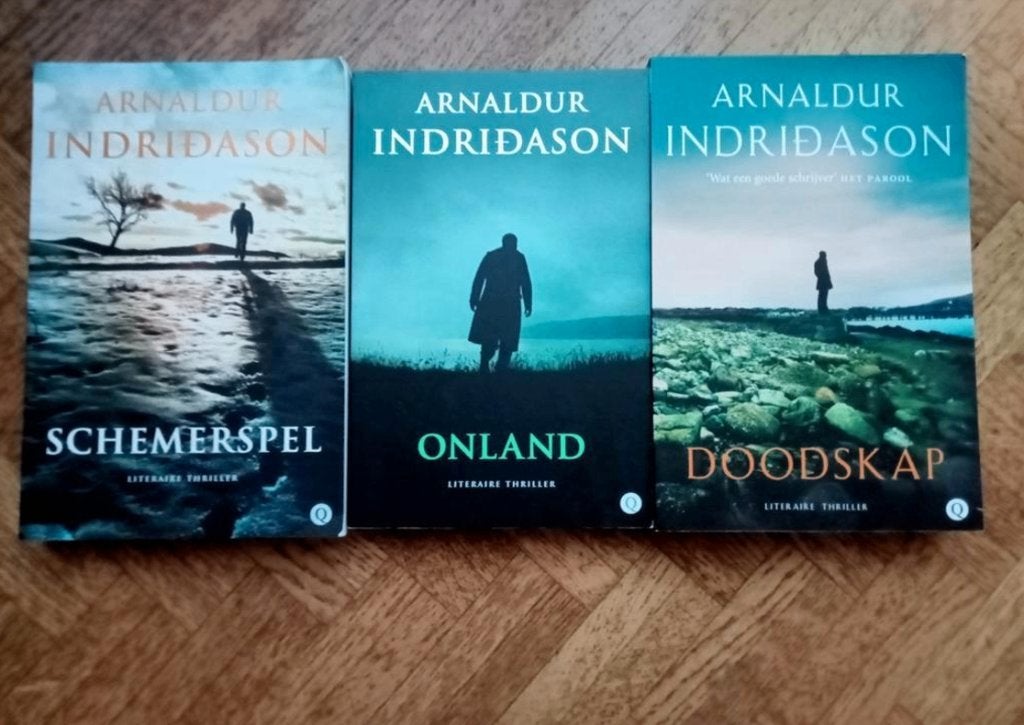 3 boeken Arnaldur Indridason - Ijslandse auteur, Boeken, Ophalen of Verzenden, Gelezen
