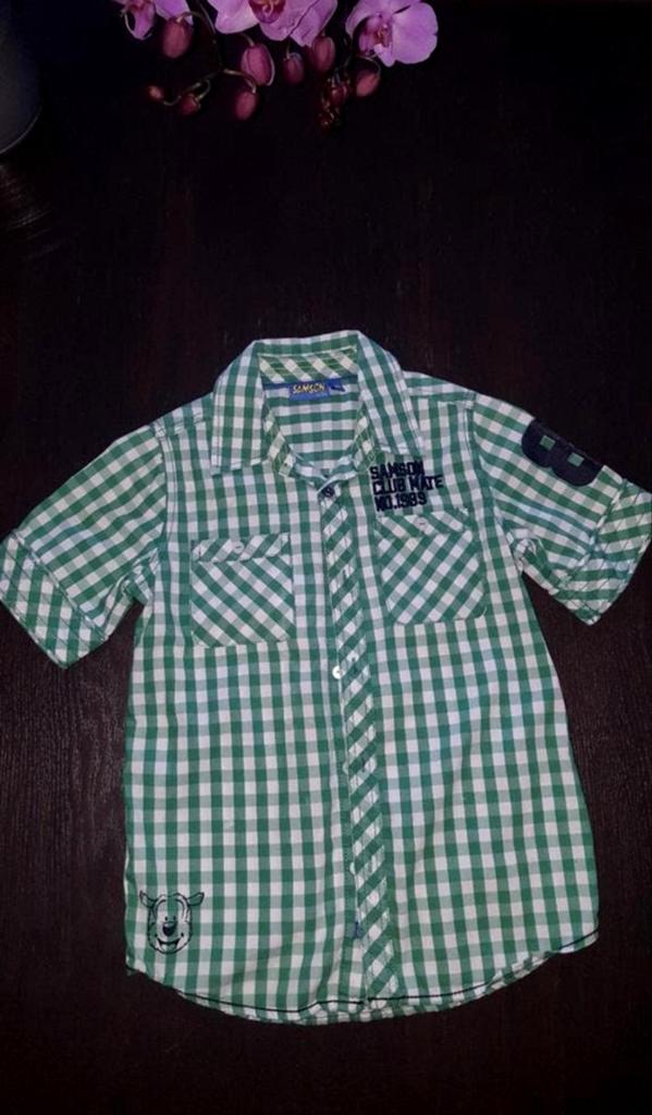 Hemd Samson van Studio 100 perfecte staat maat 128, Kinderen en Baby's, Samson, Overhemd of Blouse, Ophalen of Verzenden, Zo goed als nieuw
