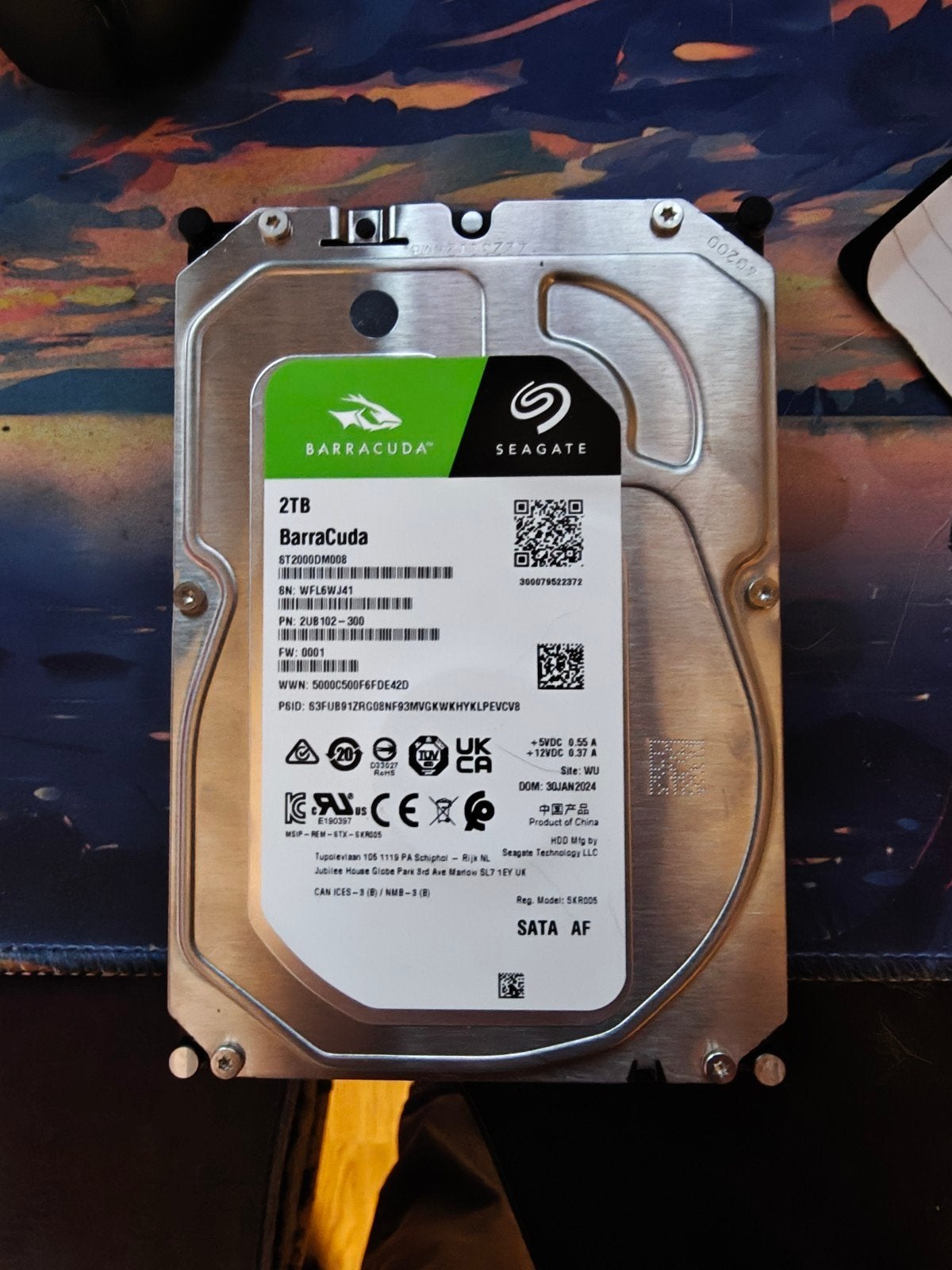 HDD 2To Seagate, Computers en Software, Ophalen, Intern, Zo goed als nieuw, Seagate