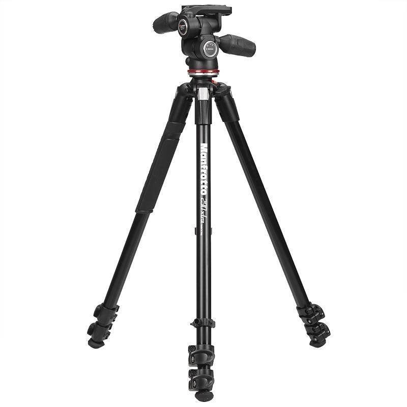 Manfrotto tripod statief Alu NIEUW met factuur, Balhoofd, Nieuw, Ophalen of Verzenden, 175 cm of meer