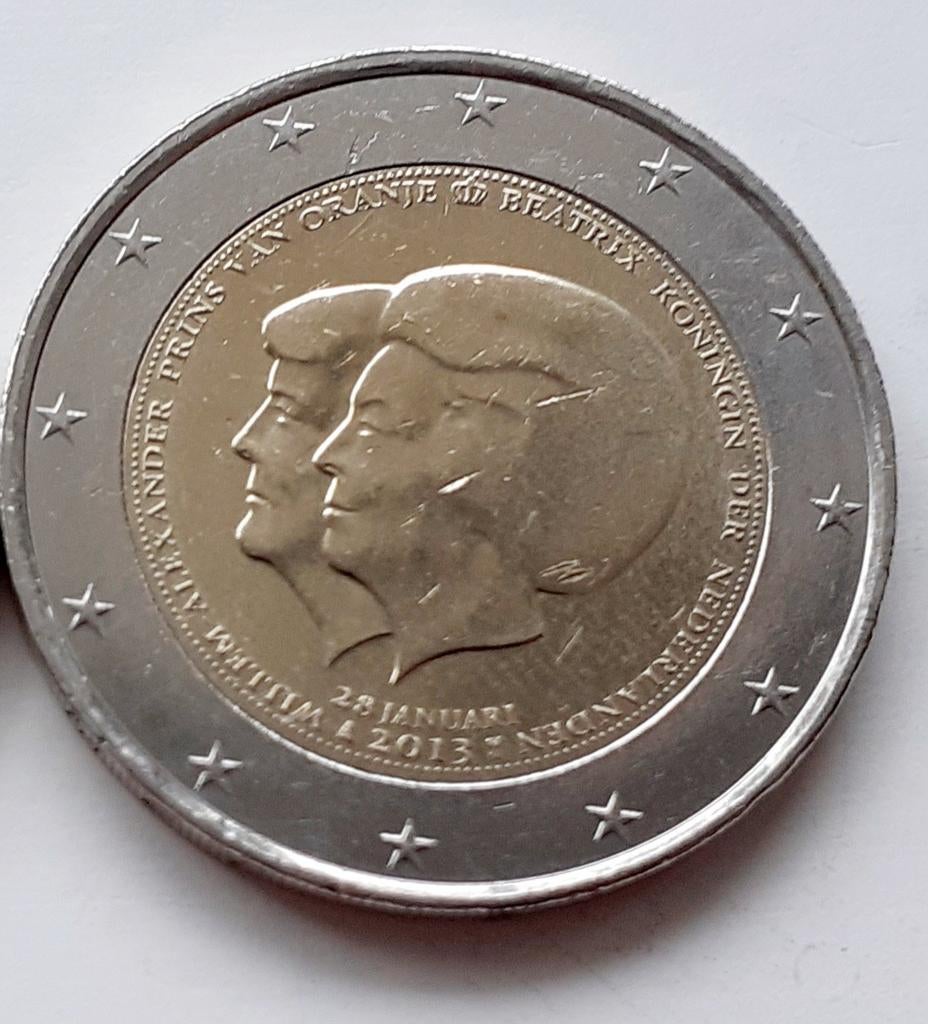 2 euro Nederland 2013 Dubbelportret, Ophalen of Verzenden, Overige landen, 2 euro, Losse munt