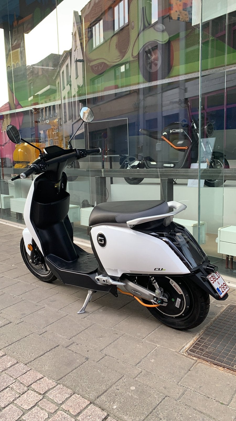 Super SOCO elektrische scooter wit klasse B45km/u, Fietsen en Brommers, Ophalen, Gebruikt, Klasse B (45 km/u), 3 versnellingen