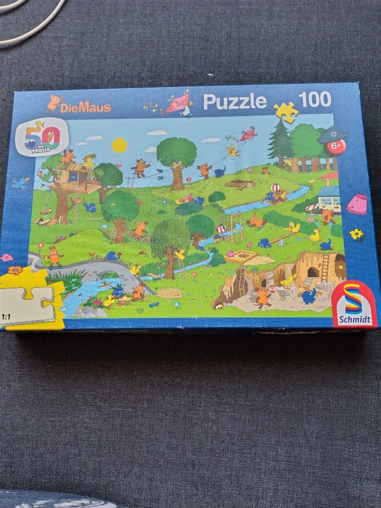 puzzel kinderen van die Maus, Enlèvement ou Envoi, Plus de 50 pièces, Comme neuf, 6 ans ou plus