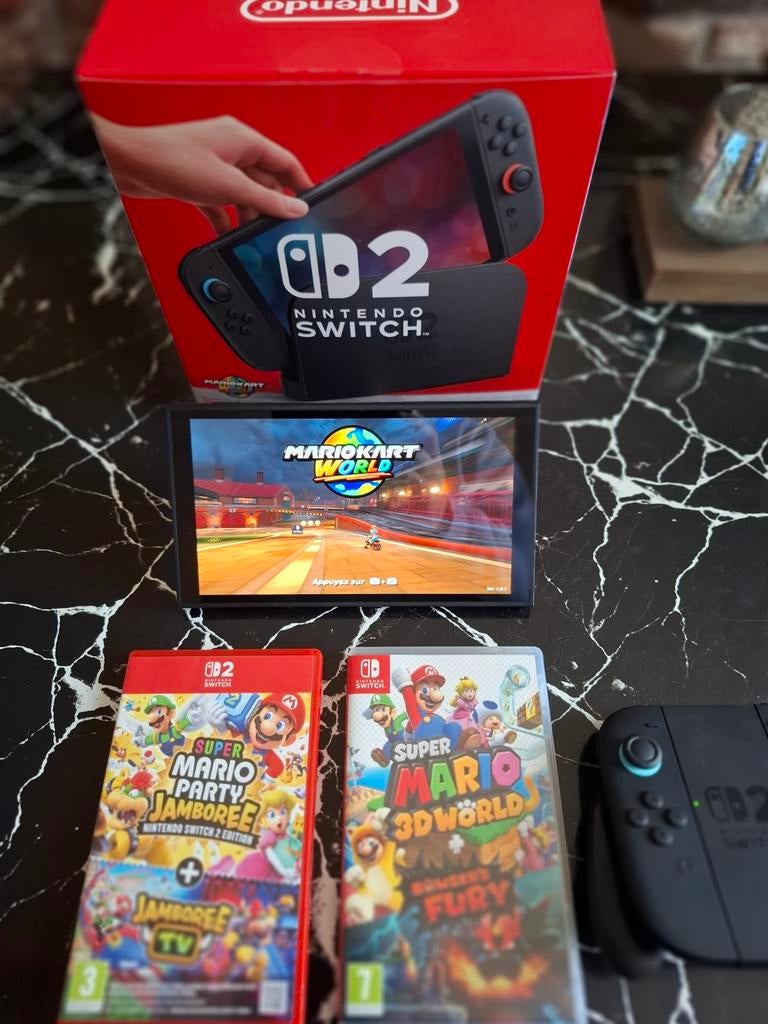 Nintendo Switch 2 + jeux etc..., Online, Enlèvement ou Envoi, Aventure et Action, Comme neuf