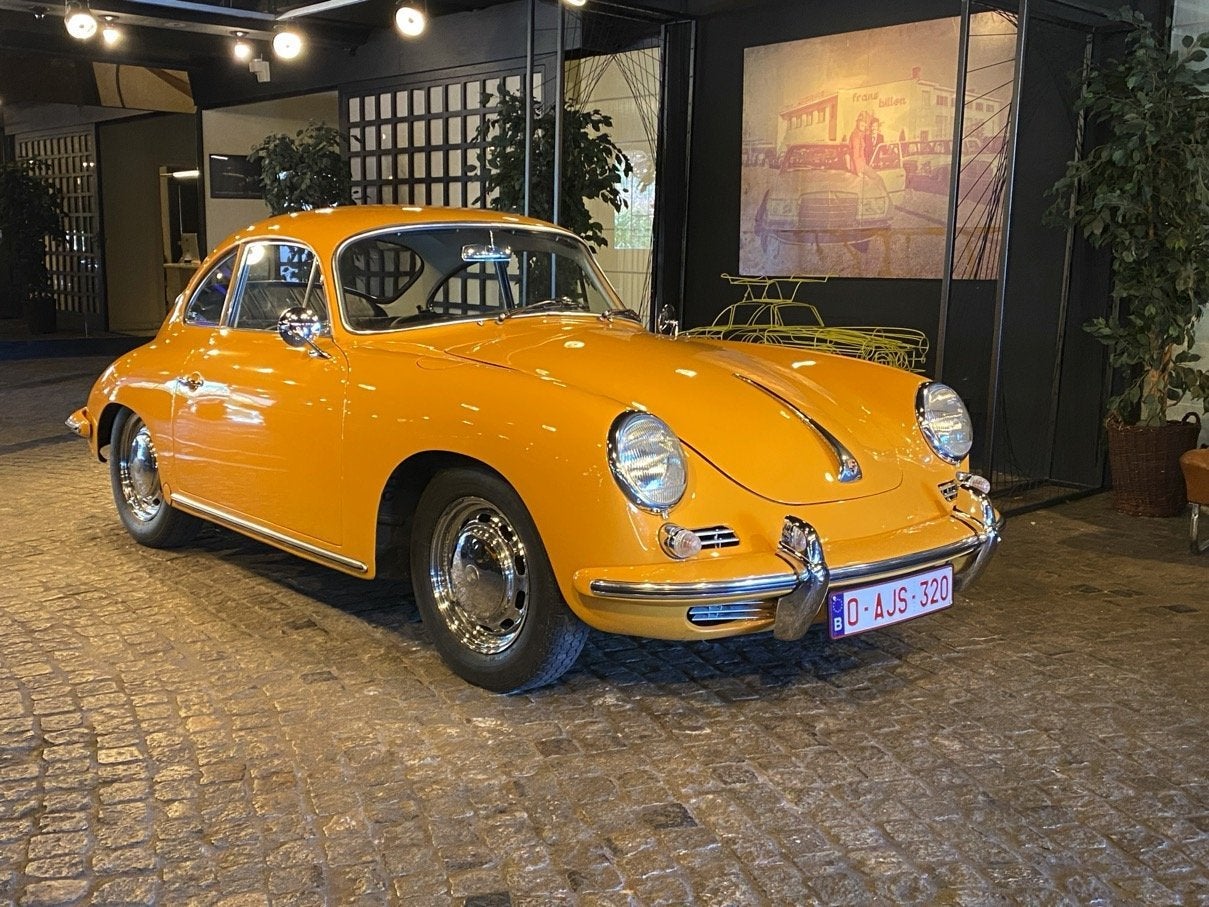 Porsche 356 356 C 1600 (année de construction 1963), Autos, Achat, Entreprise, Jaune, Boîte manuelle