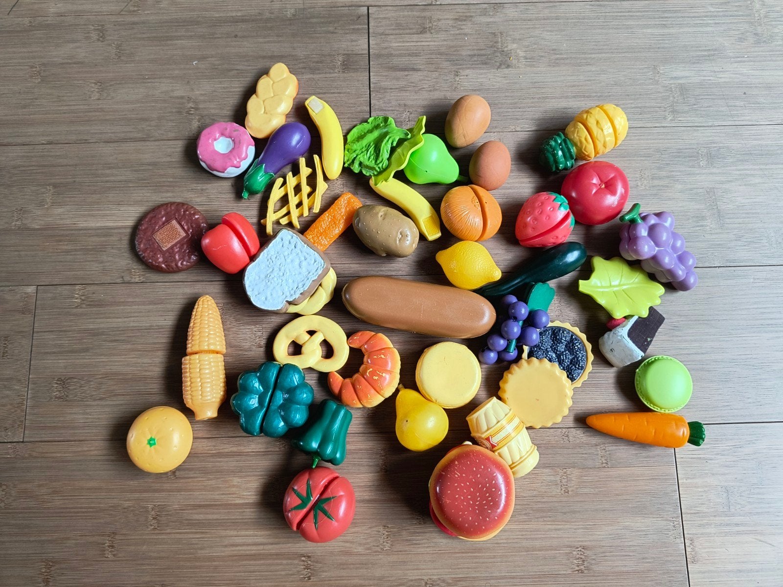 Speelgoed: fruit en groenten, Ophalen