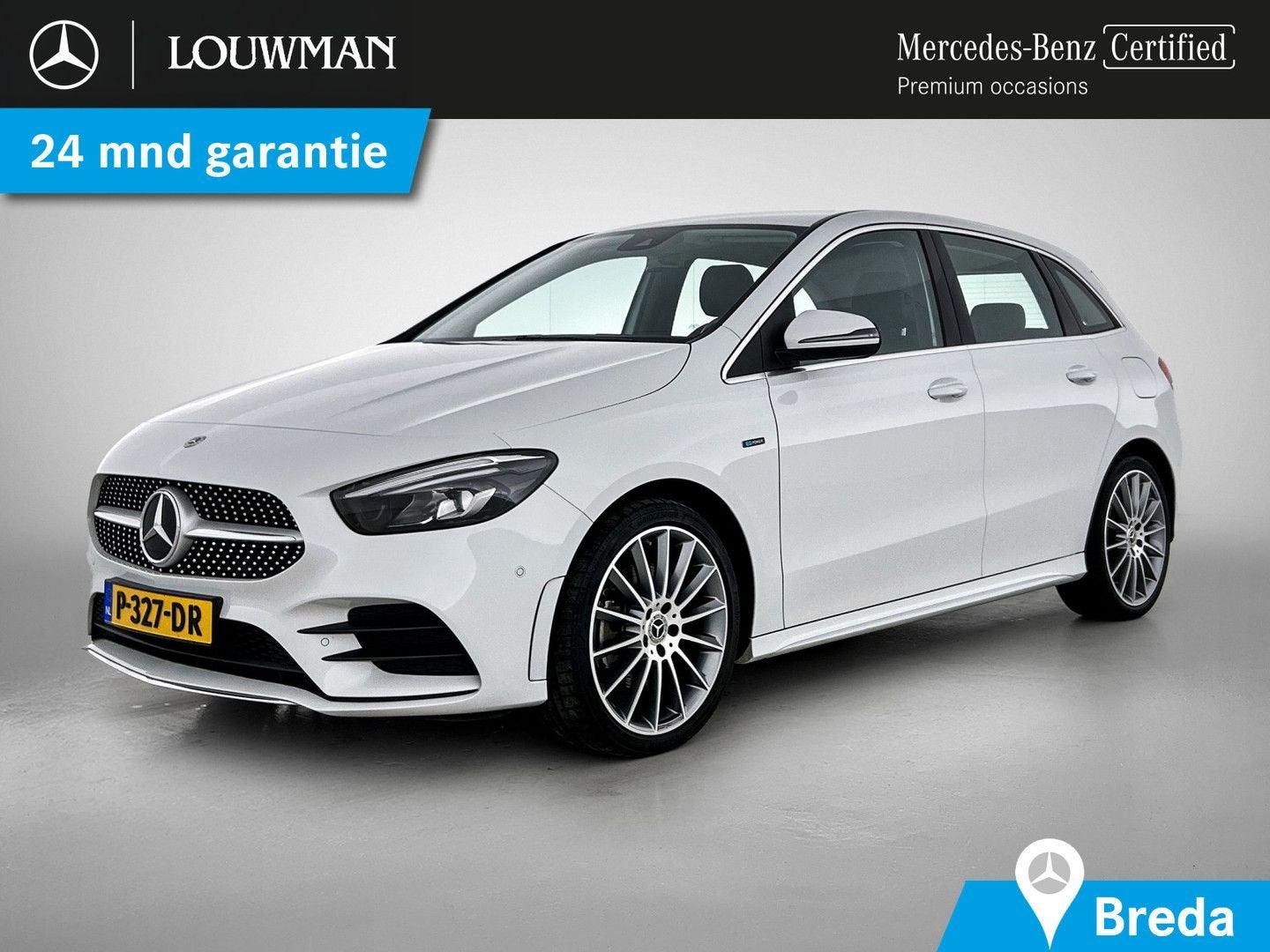Mercedes-Benz B 250 e | AMG Line | Achteruitrijcamera | Dode, Auto's, Monovolume, Zwart, 15 kWh, Wit