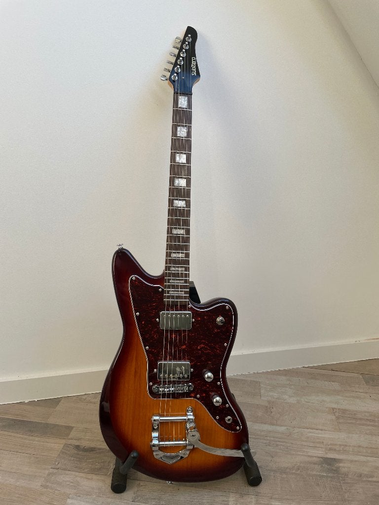 Electrische gitaar Subzero met accessoires, Ophalen, Gebruikt, Overige typen, Met koffer