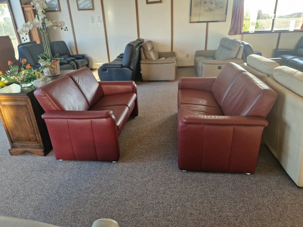 BUFFELLEDEREN SALON 3 EN 2 ZIT, Ophalen, Gebruikt, Leer