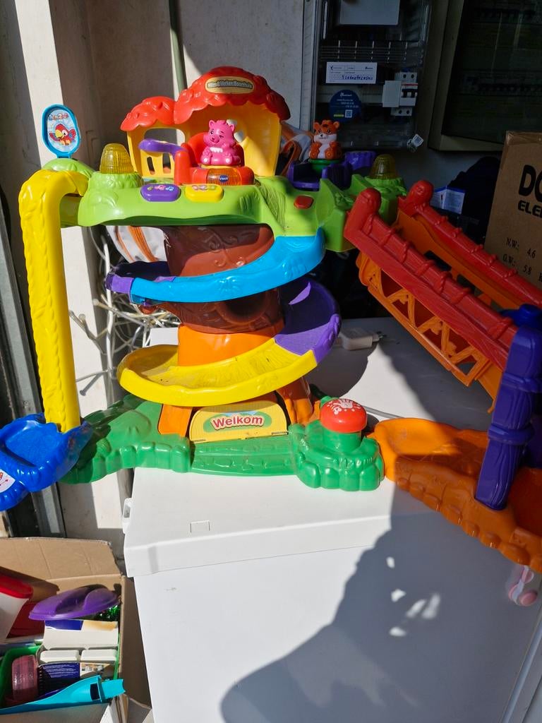 Klim en verken Boomhuis Vtech, Ophalen