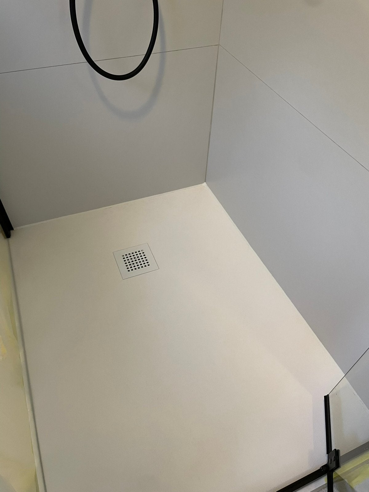 Nieuwe douchebak ALUX 120 x 90 cm wit met antislip, Ophalen, Nieuw