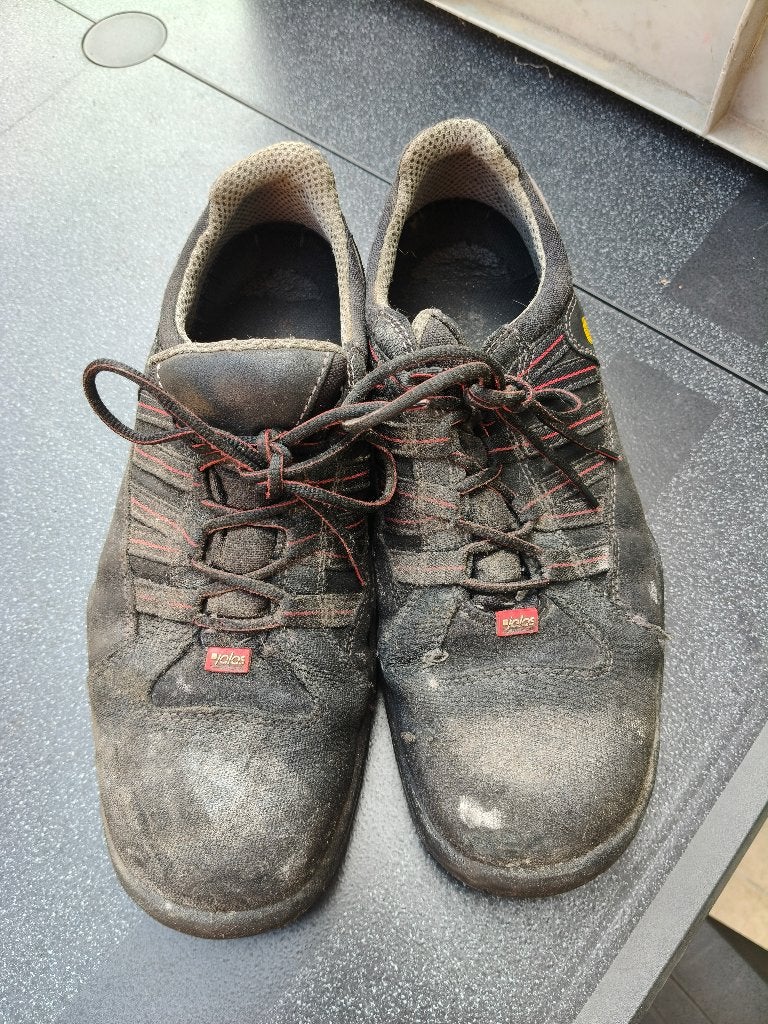 Veiligheidsschoenen maat 45, Vêtements | Hommes, Chaussures, Chaussures de travail, Enlèvement, Porté, Noir