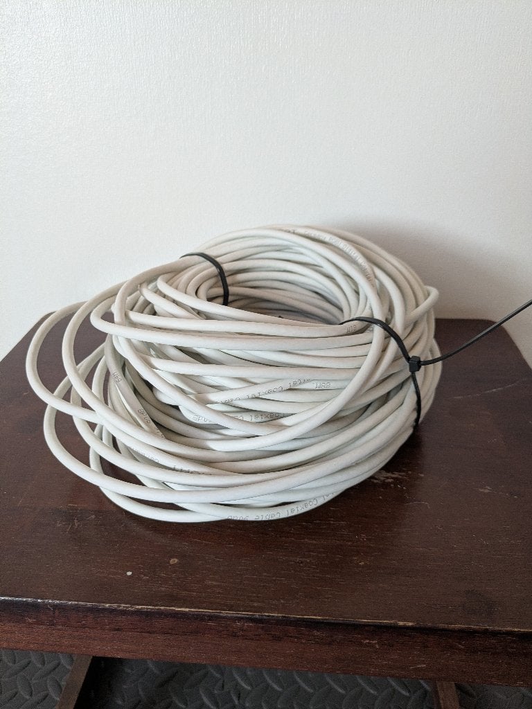 Kabel COAX - 40 meter, Audio, Tv en Foto, Audiokabels en Televisiekabels, Ophalen, Nieuw, 10 meter of meer, Coaxiale kabel