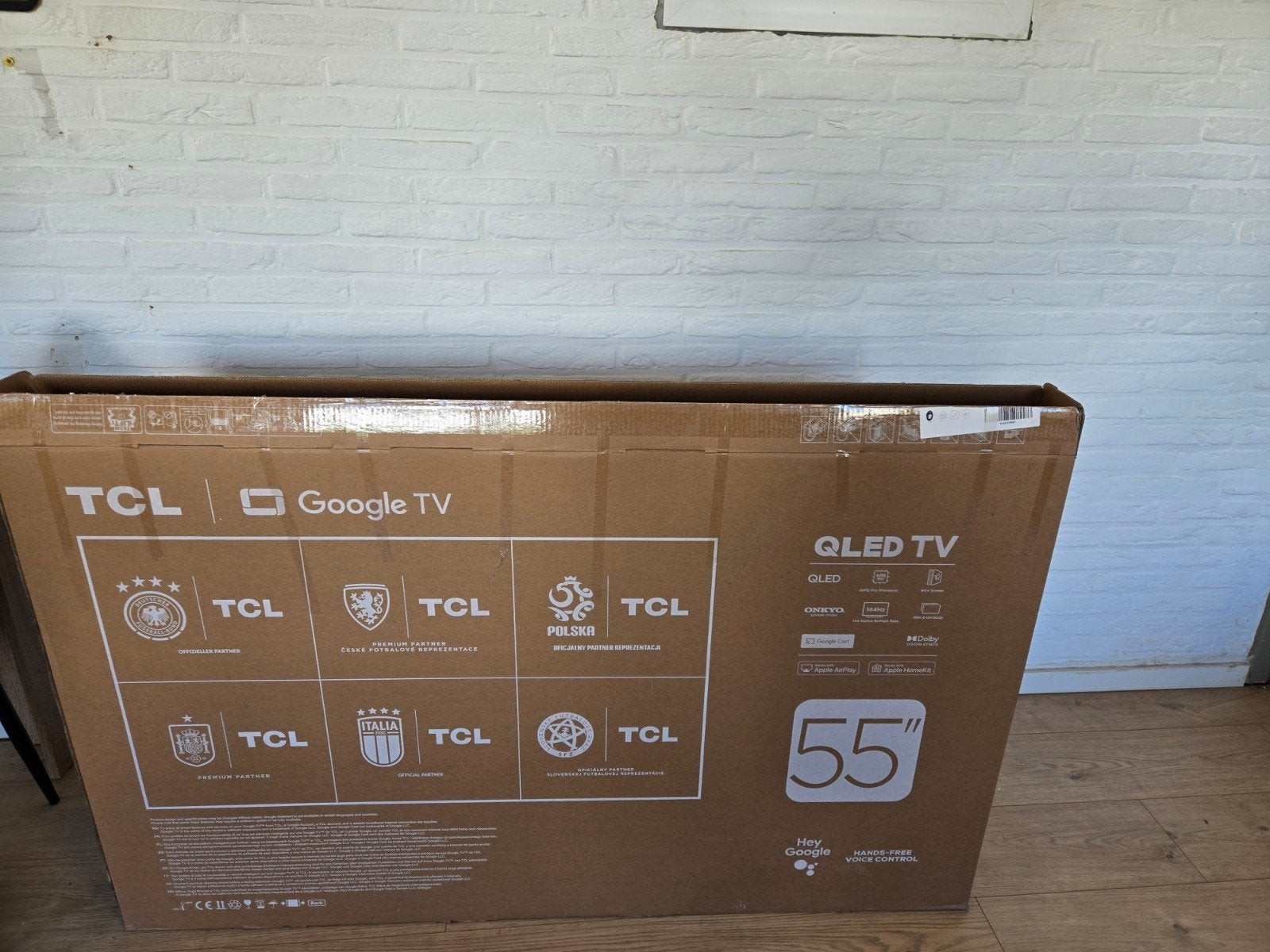 TV TCL 55 inches, Autres marques, QLED, 40 à 60 cm, Comme neuf