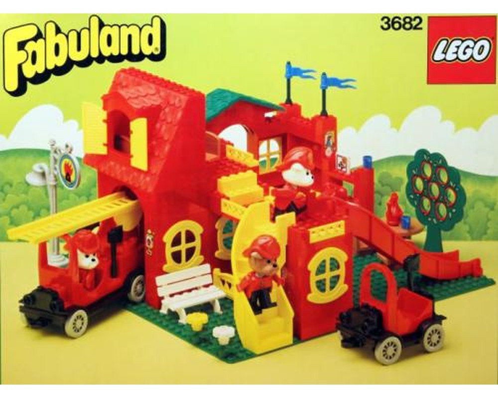 Legoland fabuland brandweerkazerne, Kinderen en Baby's, Ophalen of Verzenden, Zo goed als nieuw, LEGOLAND