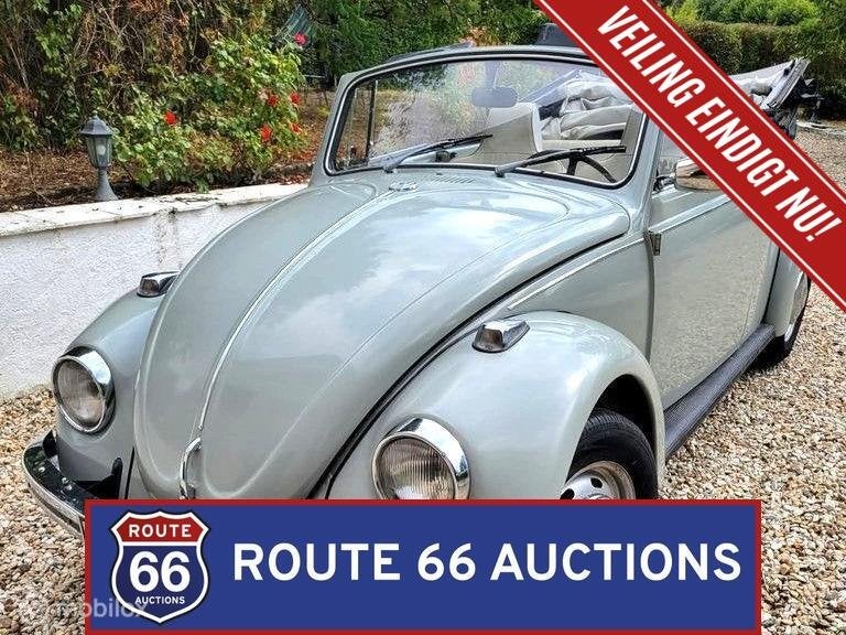 Volkswagen Beetle Cabriolet | 1969 | Route 66 Auctions, Autos, Achat, Entreprise, Autre carrosserie, Essence