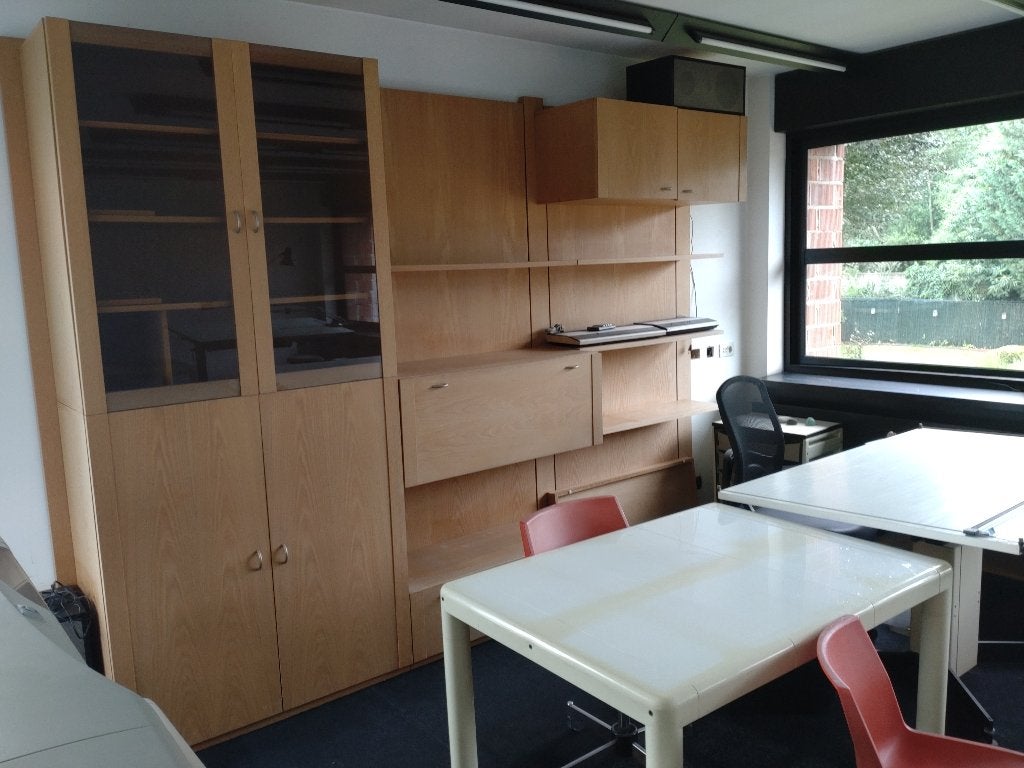 Wandkast, Huis en Inrichting, Kasten | Wandmeubels, Ophalen, Gebruikt, 300 cm of meer, 25 tot 50 cm