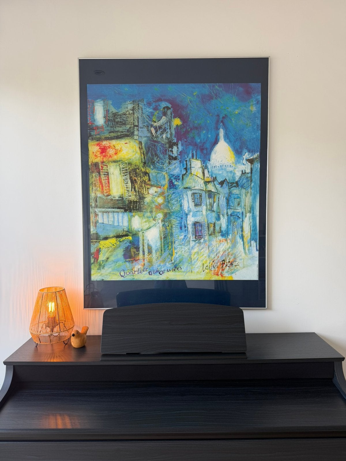 Décoration « Quartier des Artistes », 120 cm, 90 cm, Objet de décoration, Multicolore