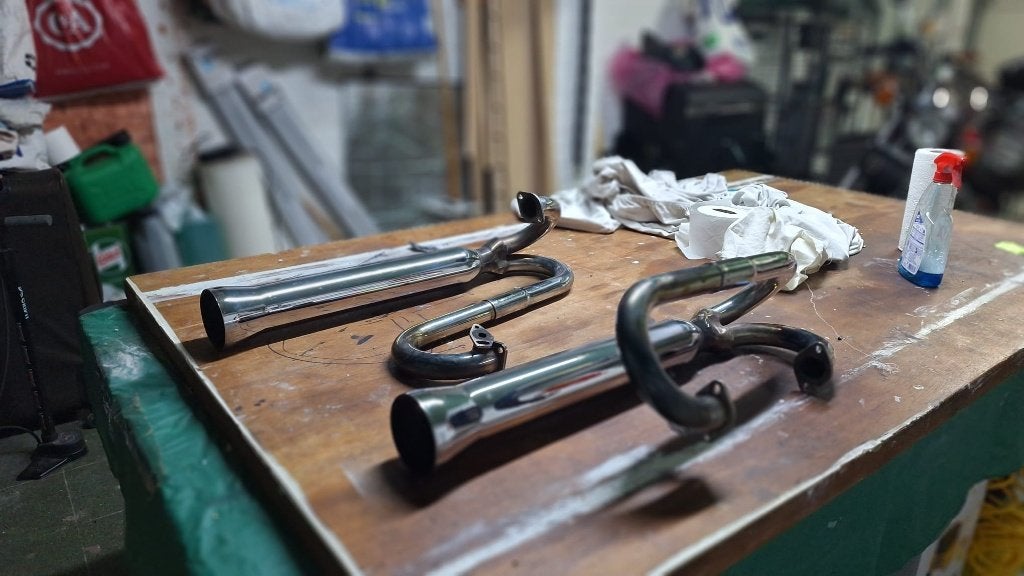 Échappements pour trike moteur cox – Bon état, Enlèvement