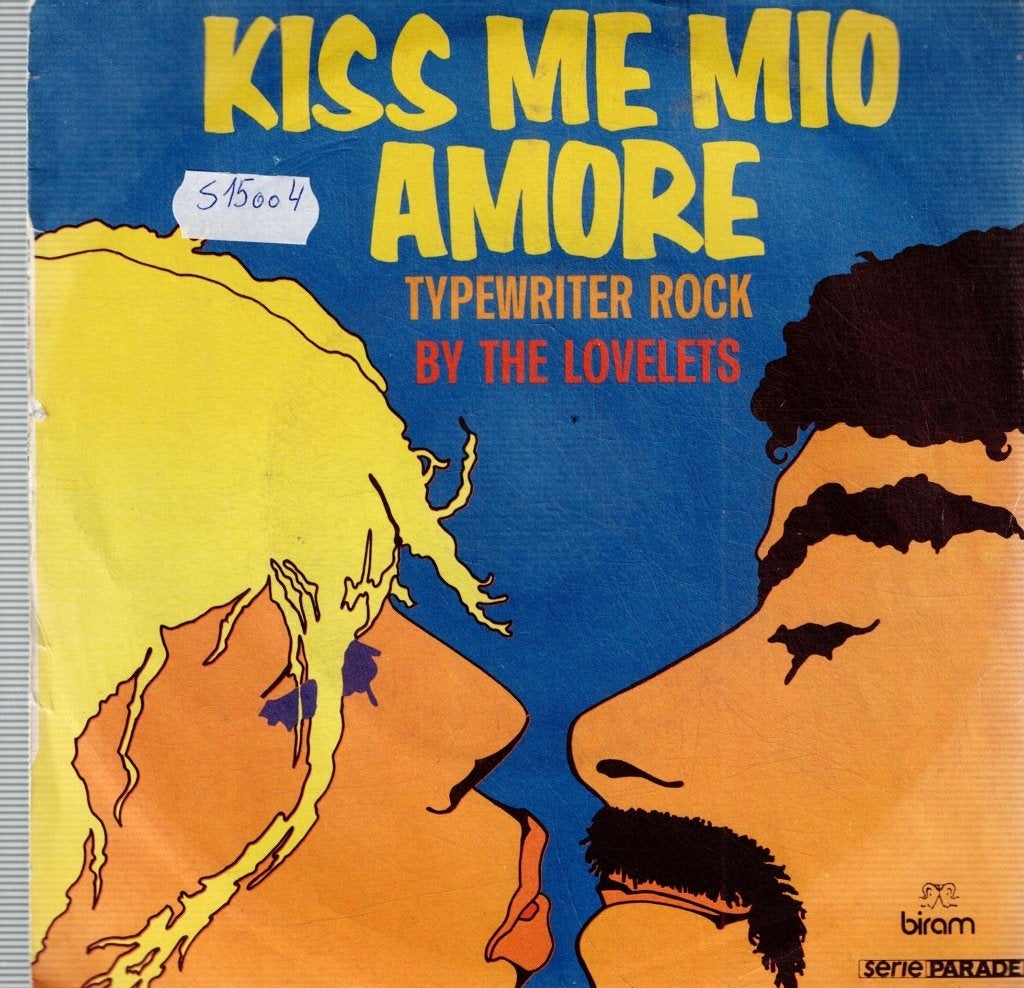 Vinyl, 7"  /  The Lovelets – Kiss Me Mio Amore, Enlèvement ou Envoi, 7 inch, Autres types
