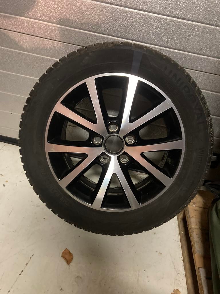Originele VW Preston velgen met Uniroyal winterexpert, Auto-onderdelen, Ophalen, Gebruikt, 16 inch, Banden en Velgen