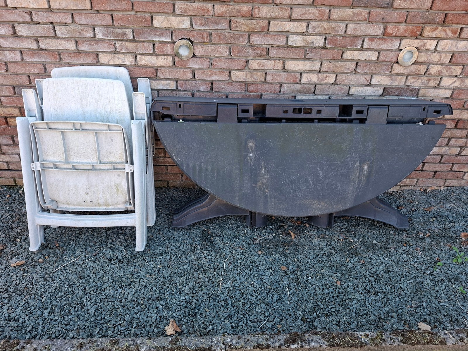 Tuintafel en tuinstoelen, Tuin en Terras, Ophalen