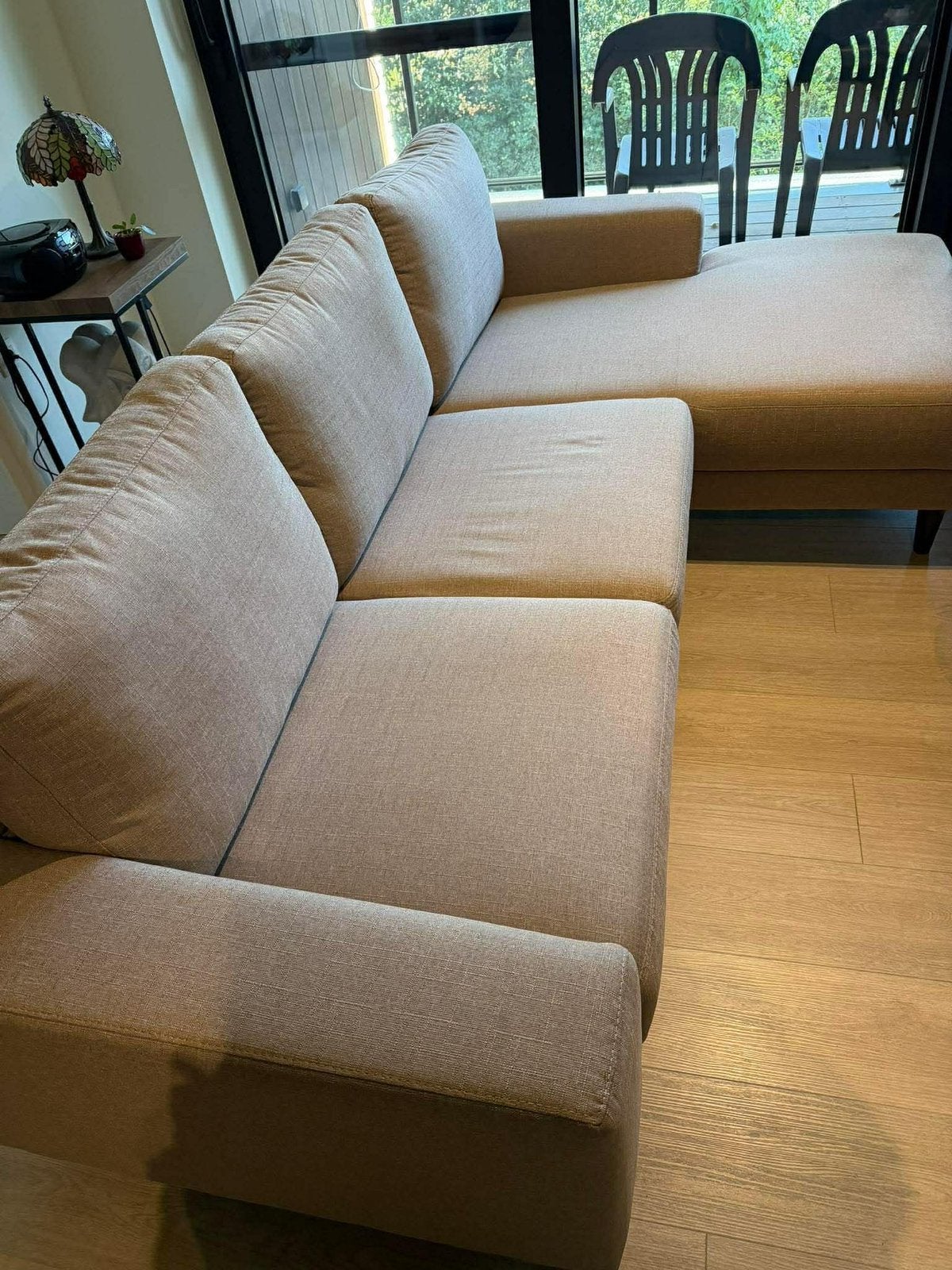 Chaise grise avec chaise longue, Enlèvement, Comme neuf