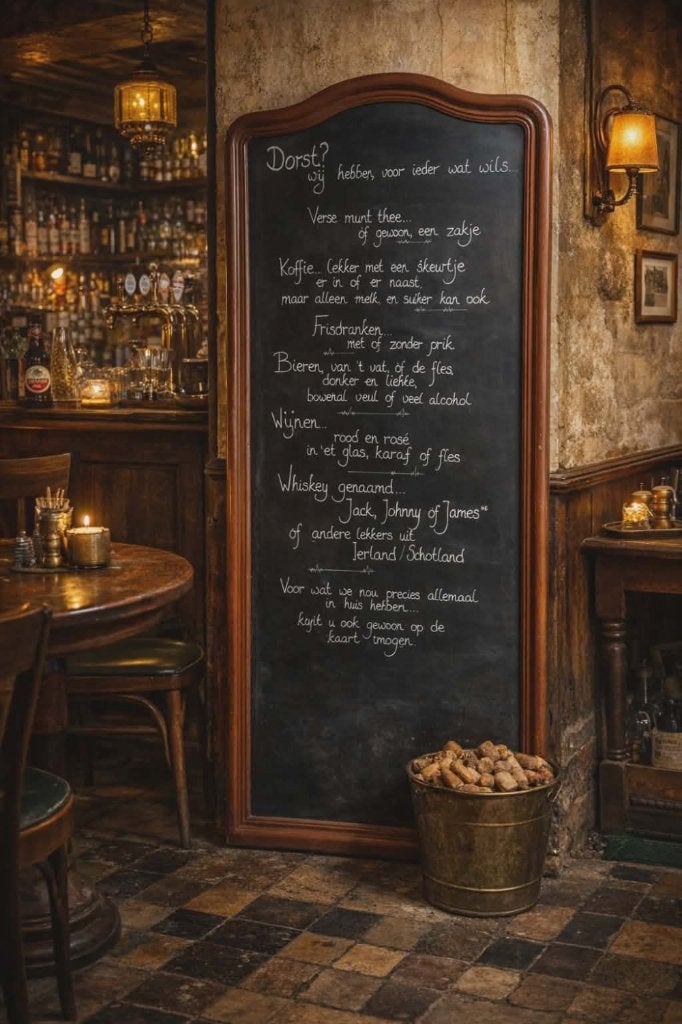 XXL horeca reclame bord, krijtbord ideaal voor je shop!, Zakelijke goederen, Horeca | Meubilair en Inrichting, Decoratie, Gebruikt