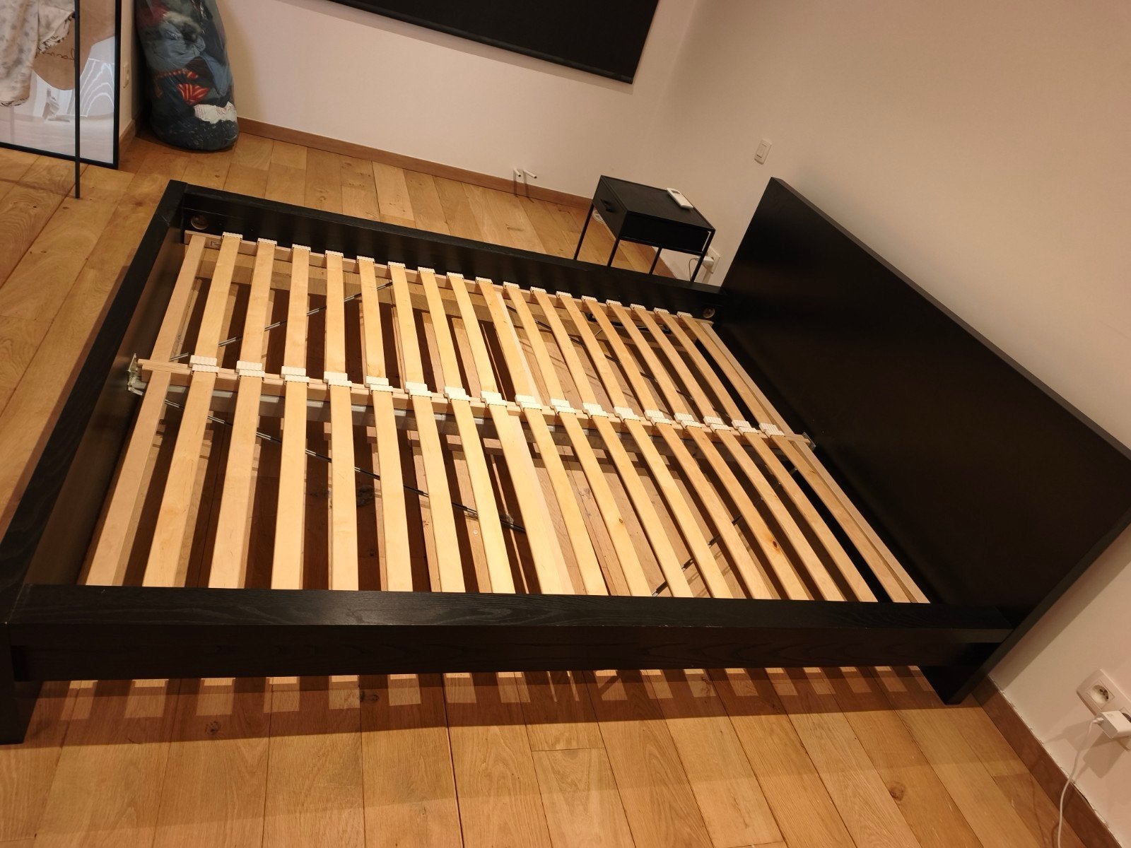 Bed Ikea, Huis en Inrichting, Ophalen, Gebruikt, 160 cm, Hout