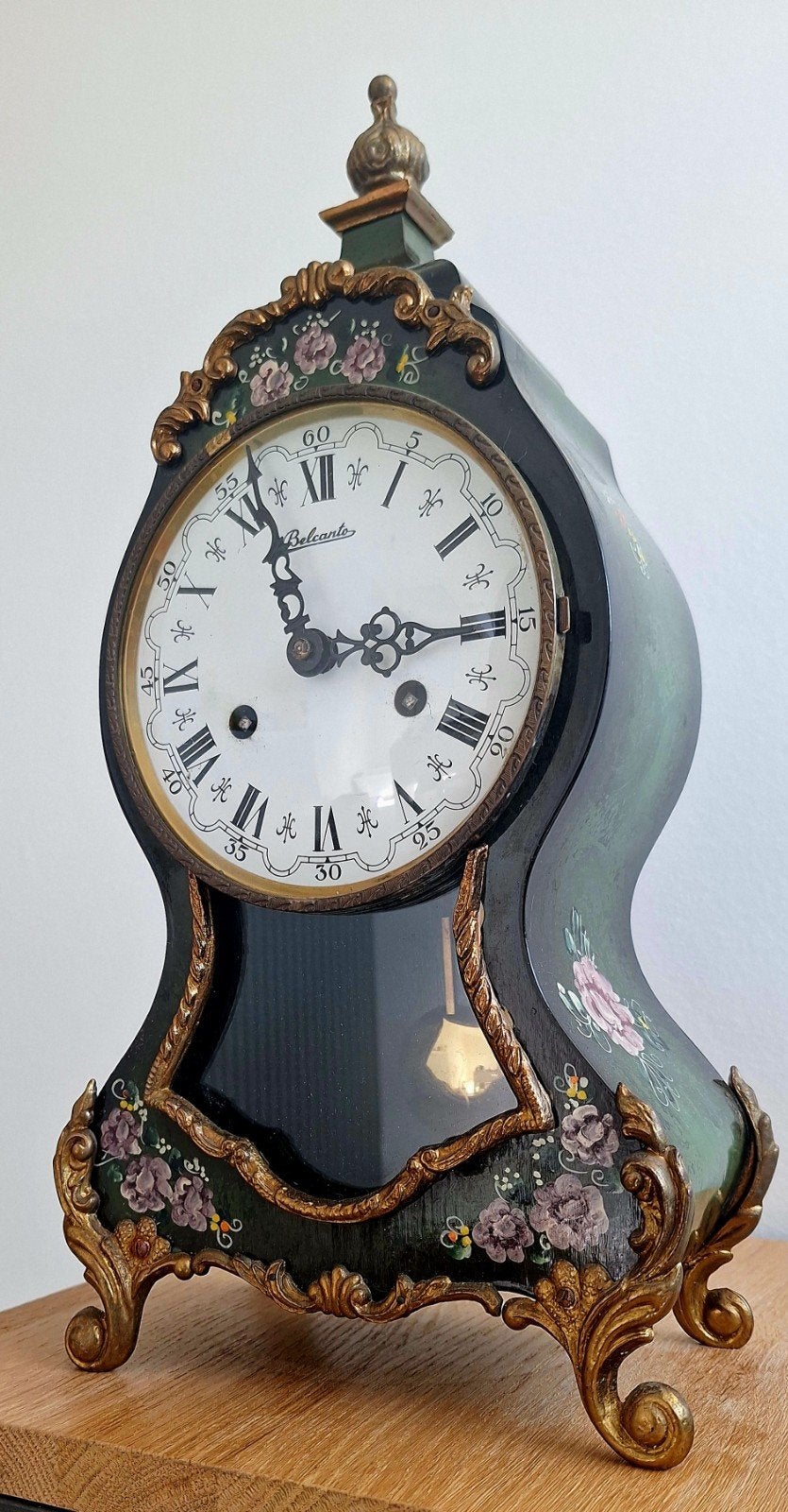 Horloge de table verte Belcanto, Antiquités & Art, Antiquités | Horloges, Enlèvement