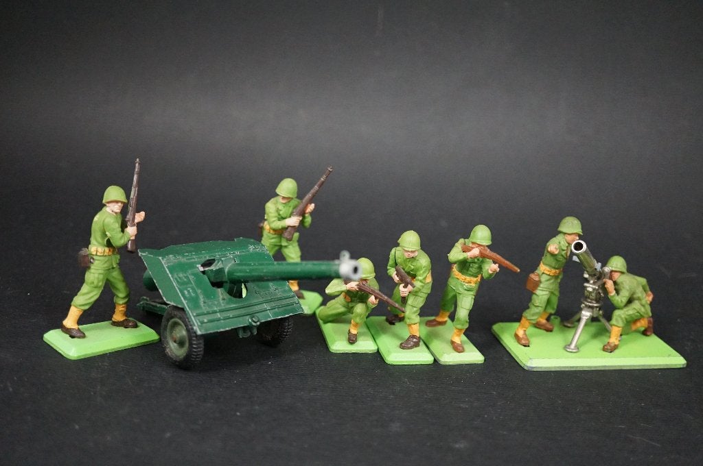 Britains soldaten met BAT gun, Anti tank team -TOP vintage, Antiek en Kunst, Ophalen of Verzenden