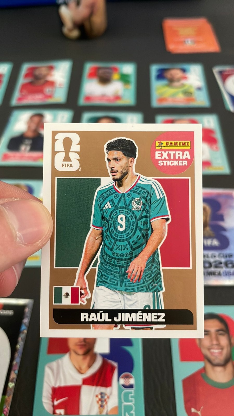 Autocollant supplémentaire Jimenez Coupe du monde Panini2026, Enlèvement ou Envoi, Comme neuf, Autocollant