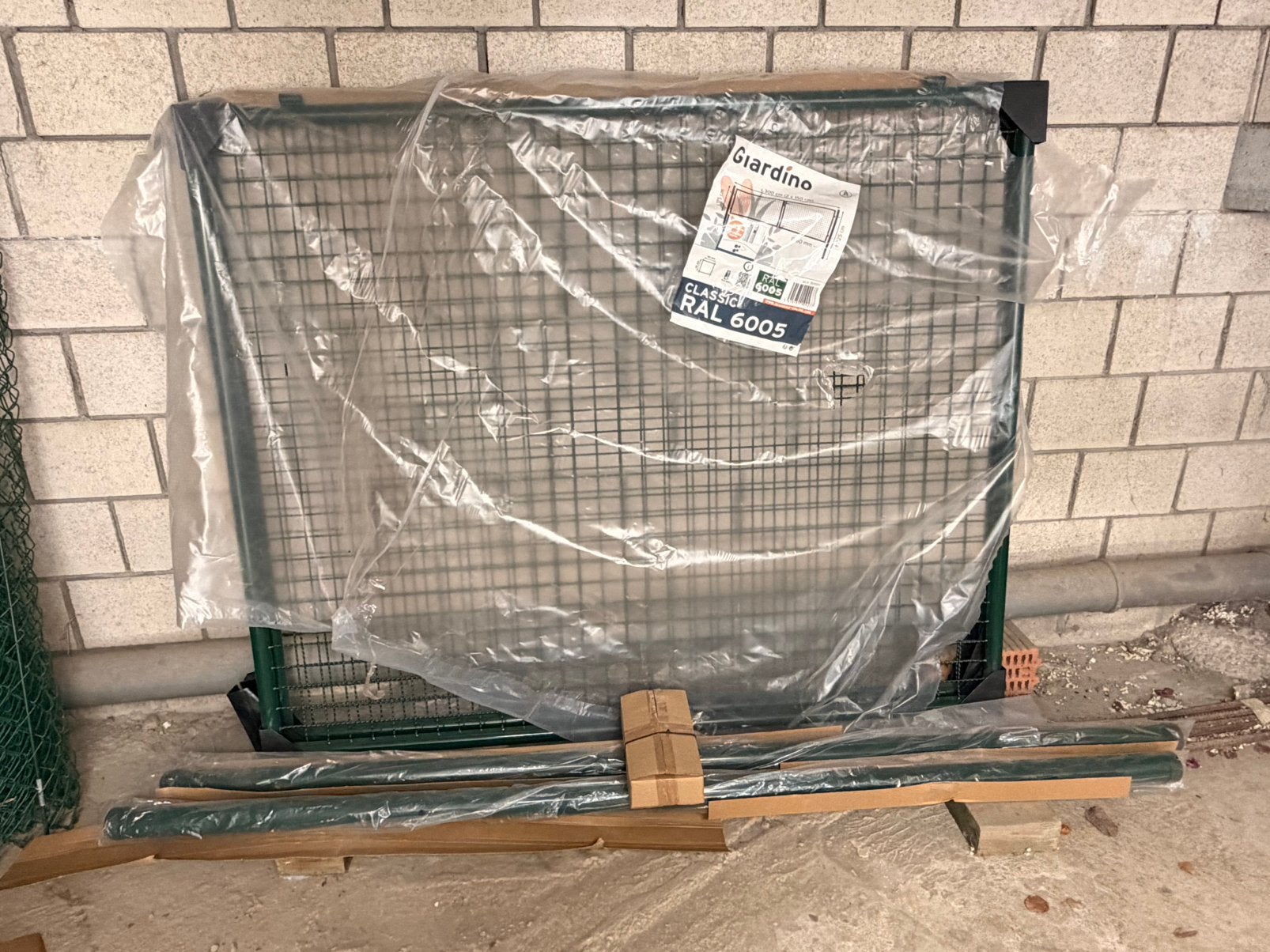 NIEUWE Giardino groene dubbele tuinpoort, Tuin en Terras, Ophalen, Nieuw, IJzer, Overige typen