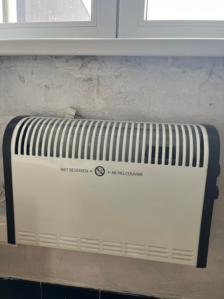 Convecteur électrique 2X, 800 watts ou plus, Moins de 60 cm, Enlèvement, Utilisé